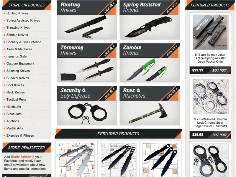 Custom eBay Store Footer