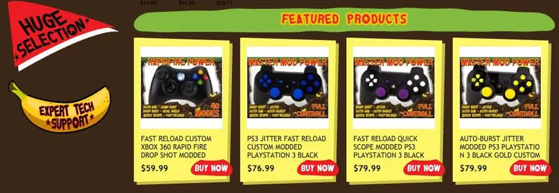 Custom eBay Store Footer