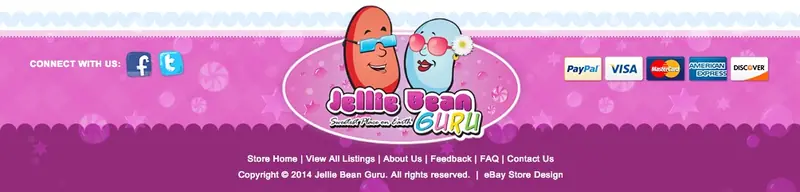 Custom eBay Store Footer