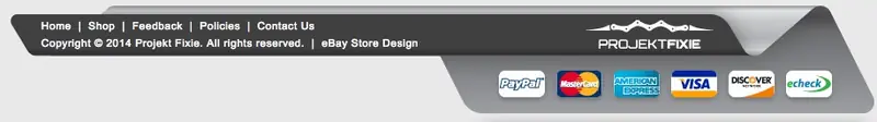 Custom eBay Store Footer