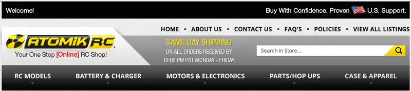 Graphics and Display eBay Store Design