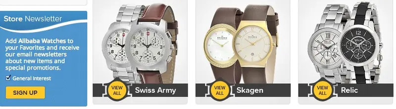 Custom eBay Store Footer