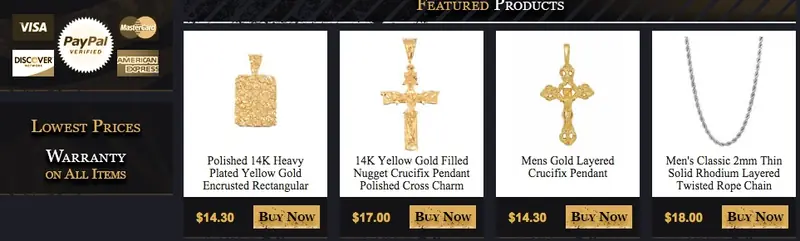 Custom eBay Store Footer