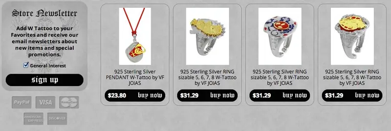 Custom eBay Store Footer