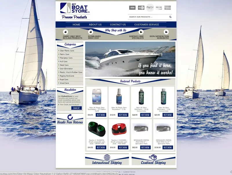 Custom eBay Store