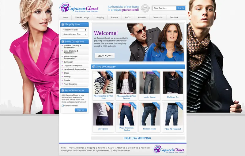 Custom eBay Storefronts
