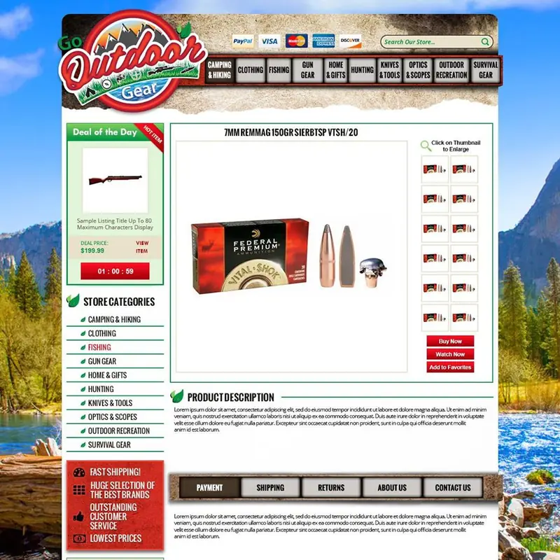 eBay Custom Listing Templates
