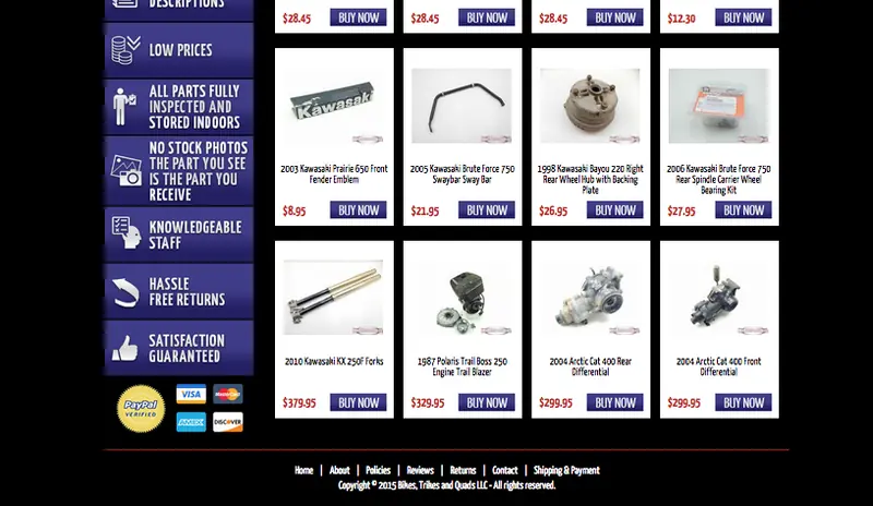 Responsive eBay designs from OCDesignsonline