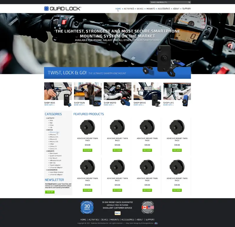Quad Lock NEW eBay store