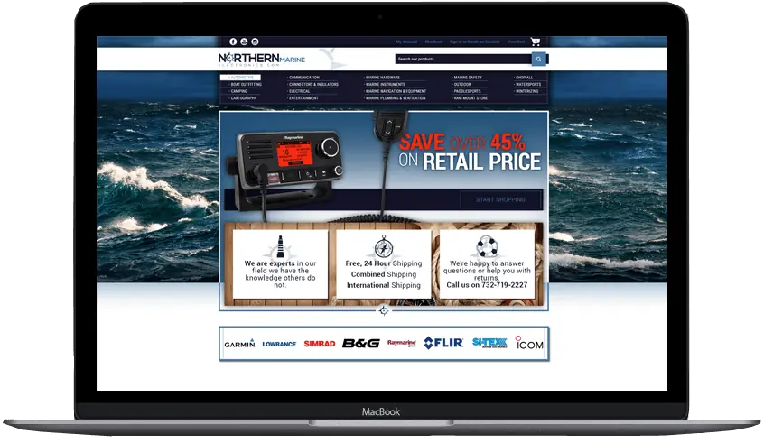 Northern Marine: BigCommerce by OC Designs Online