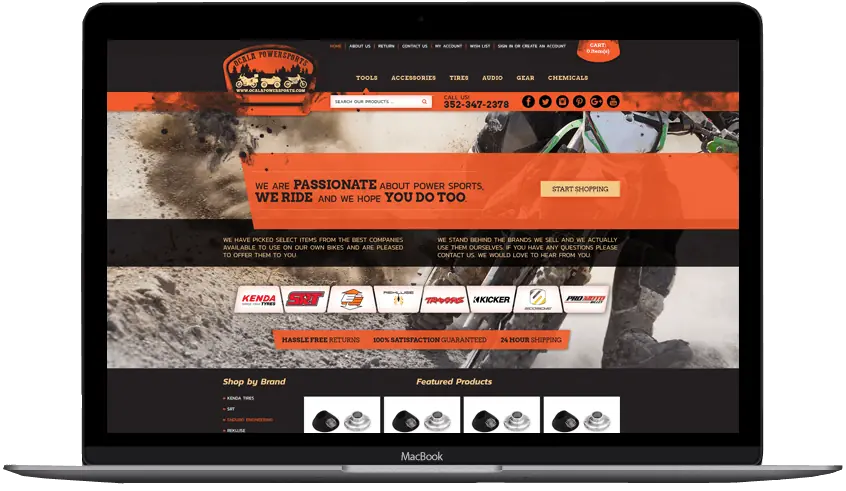 Ocala Powersports: BigCommerce by OC Designs Online