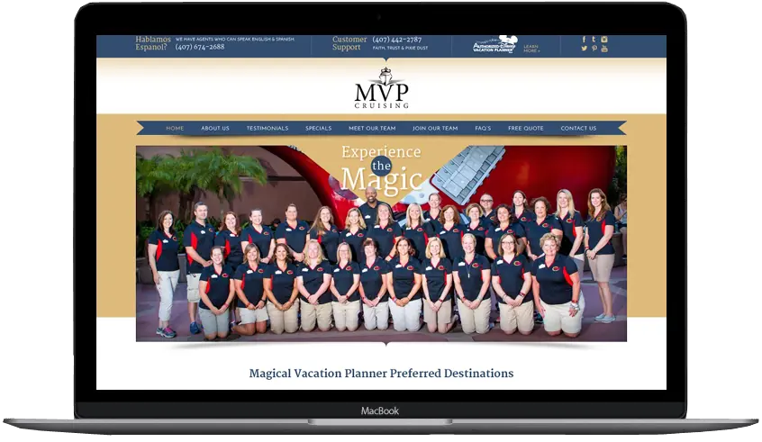 MVP Cruising: WordPress by OC Designs Online