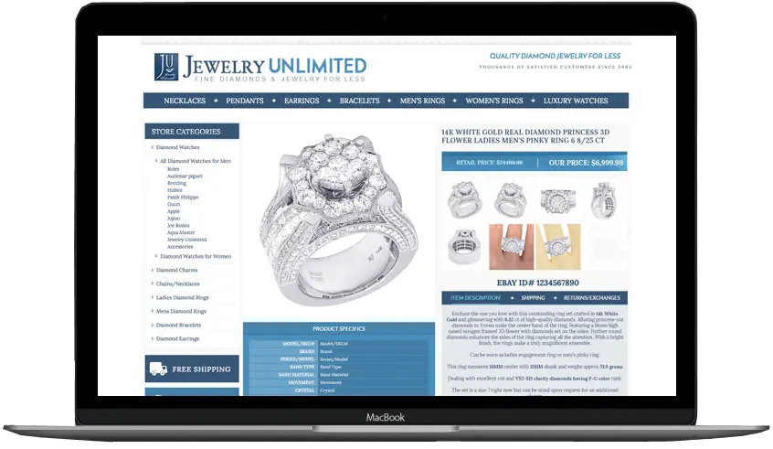 Jewelry Unlimited: eBay stores by OC Designs Online