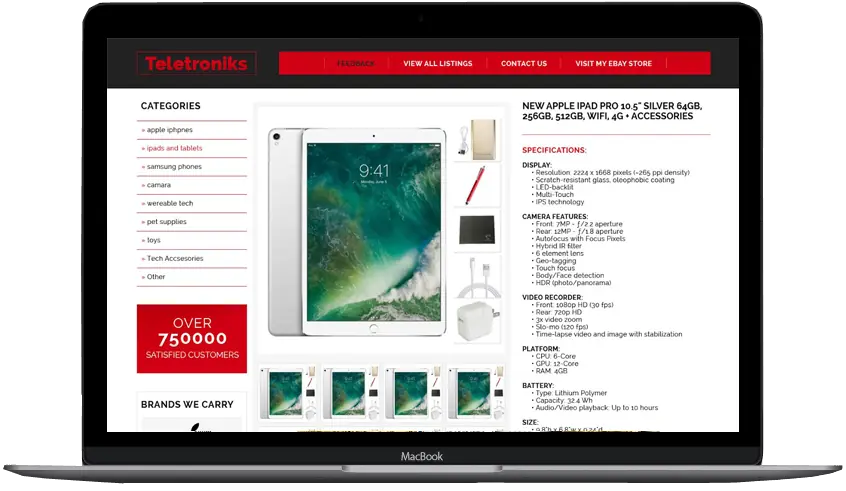 Teletroniks: eBay stores by OC Designs Online
