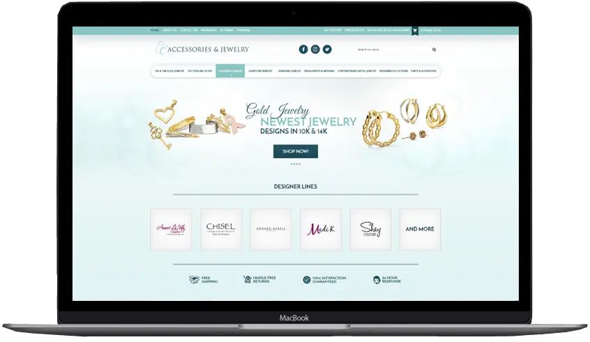 Accessories & Jewelry — BigCommerce store designed by OC Designs