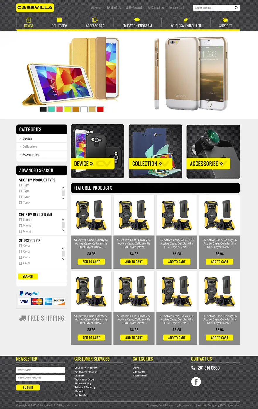 Casevilla: BigCommerce by OC Designs Online