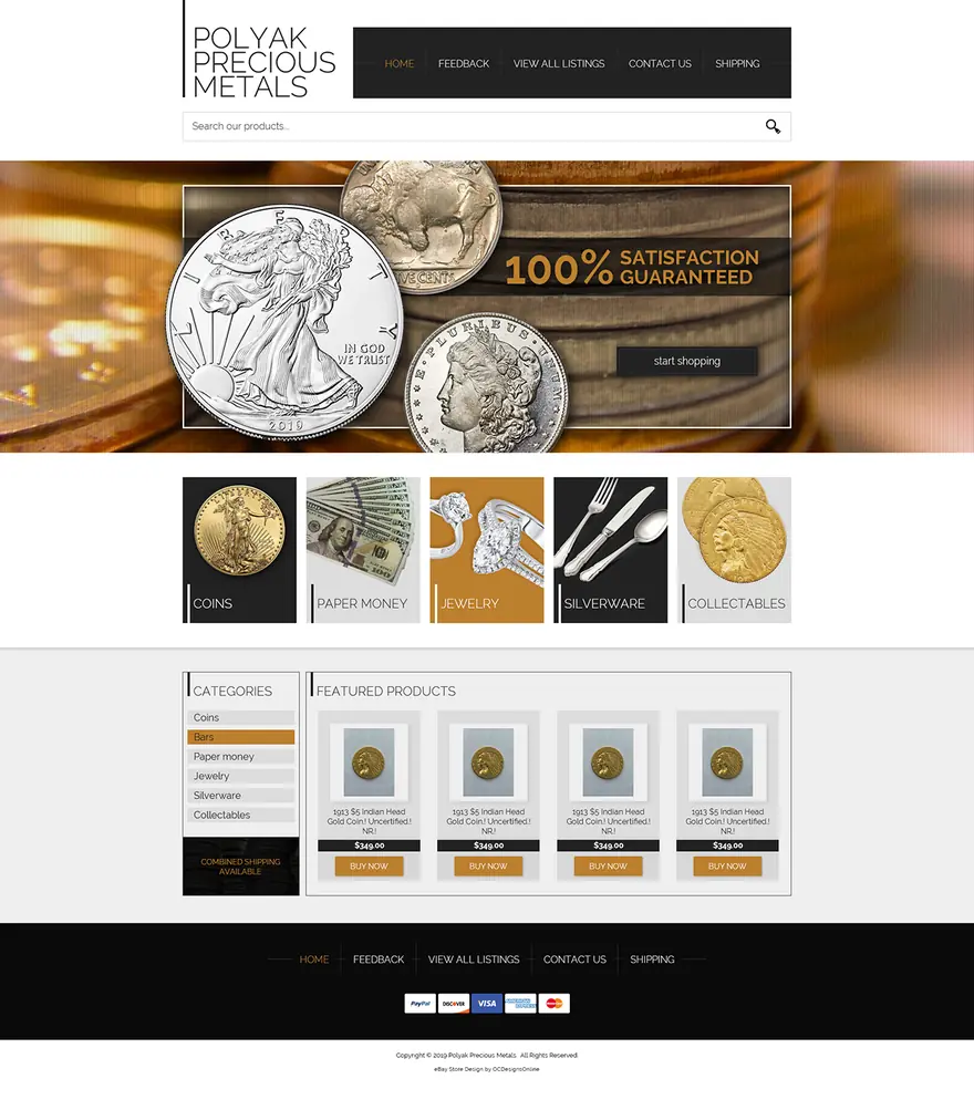 Polyak Precious Metals: eBay stores by OC Designs Online