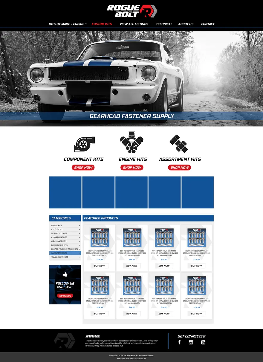 Rogue Bolt: eBay stores by OC Designs Online