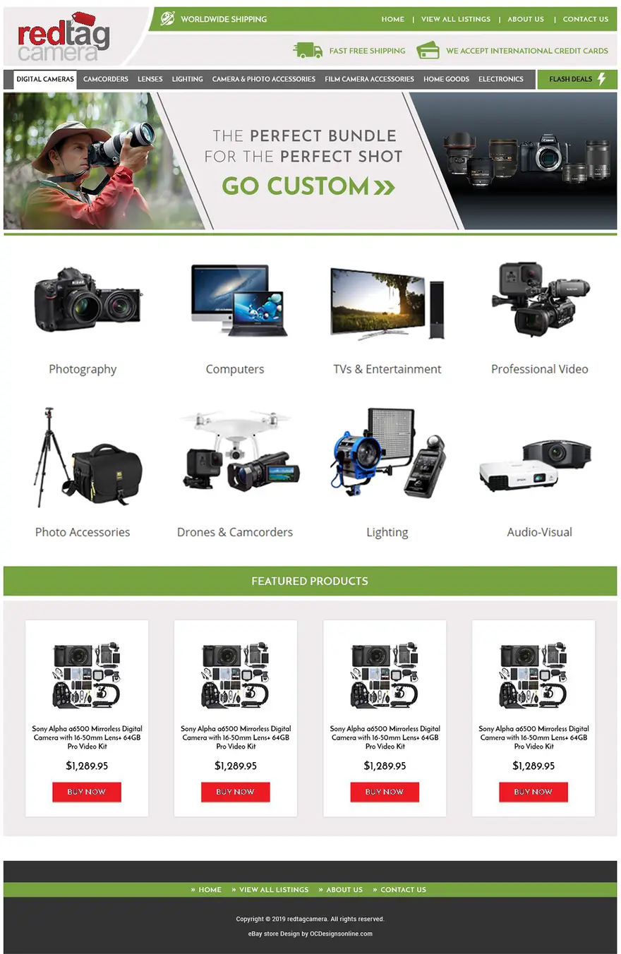Redtag Camera: eBay stores by OC Designs Online