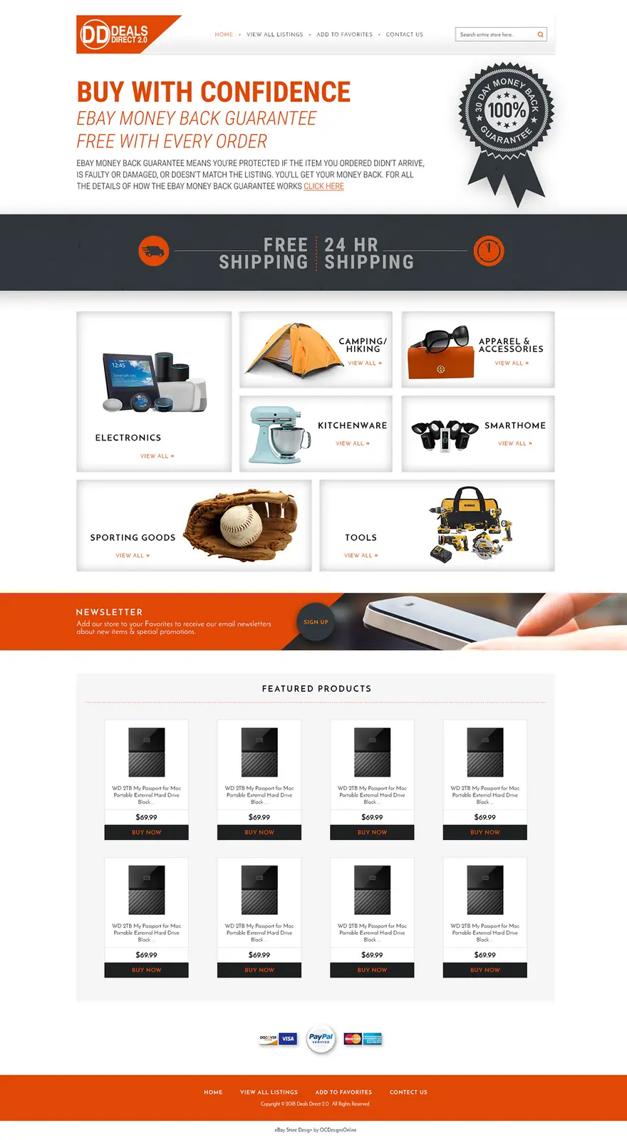 Store design by OC Designs Online