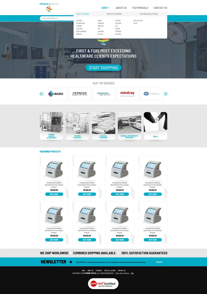 Primis Medical: eBay stores by OC Designs Online