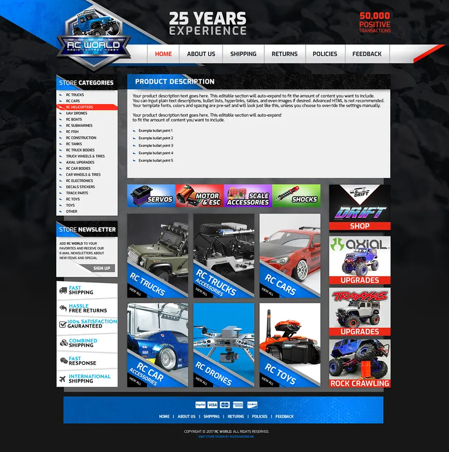 RC World: eBay listing templates by OC Designs Online