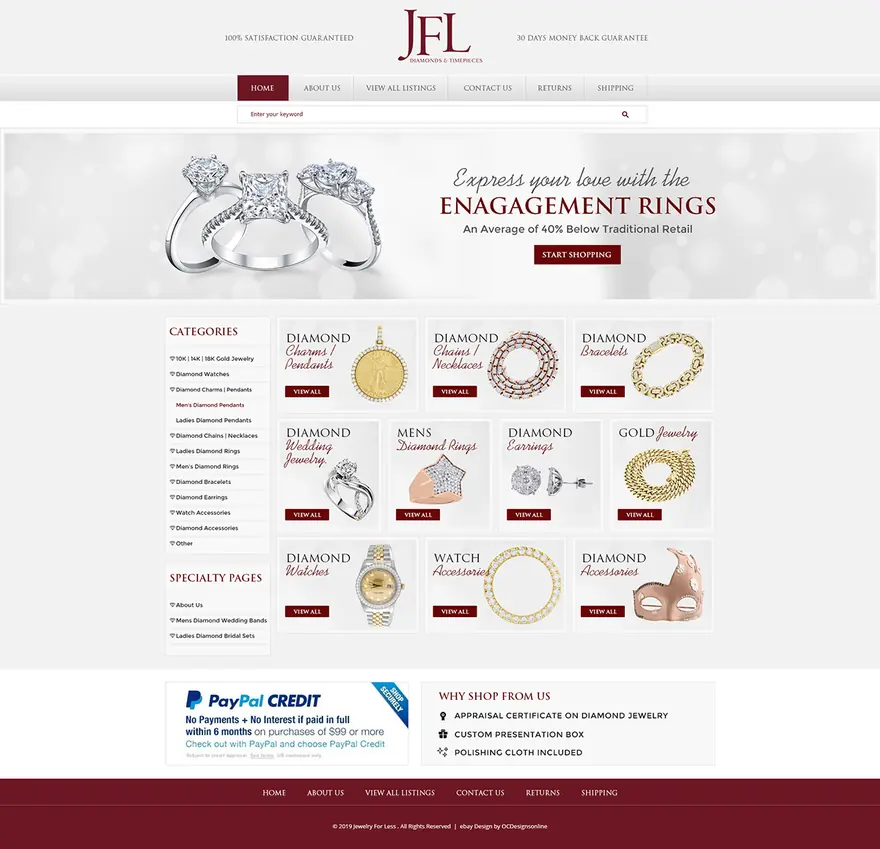 Jewelry For Less: eBay stores by OC Designs Online