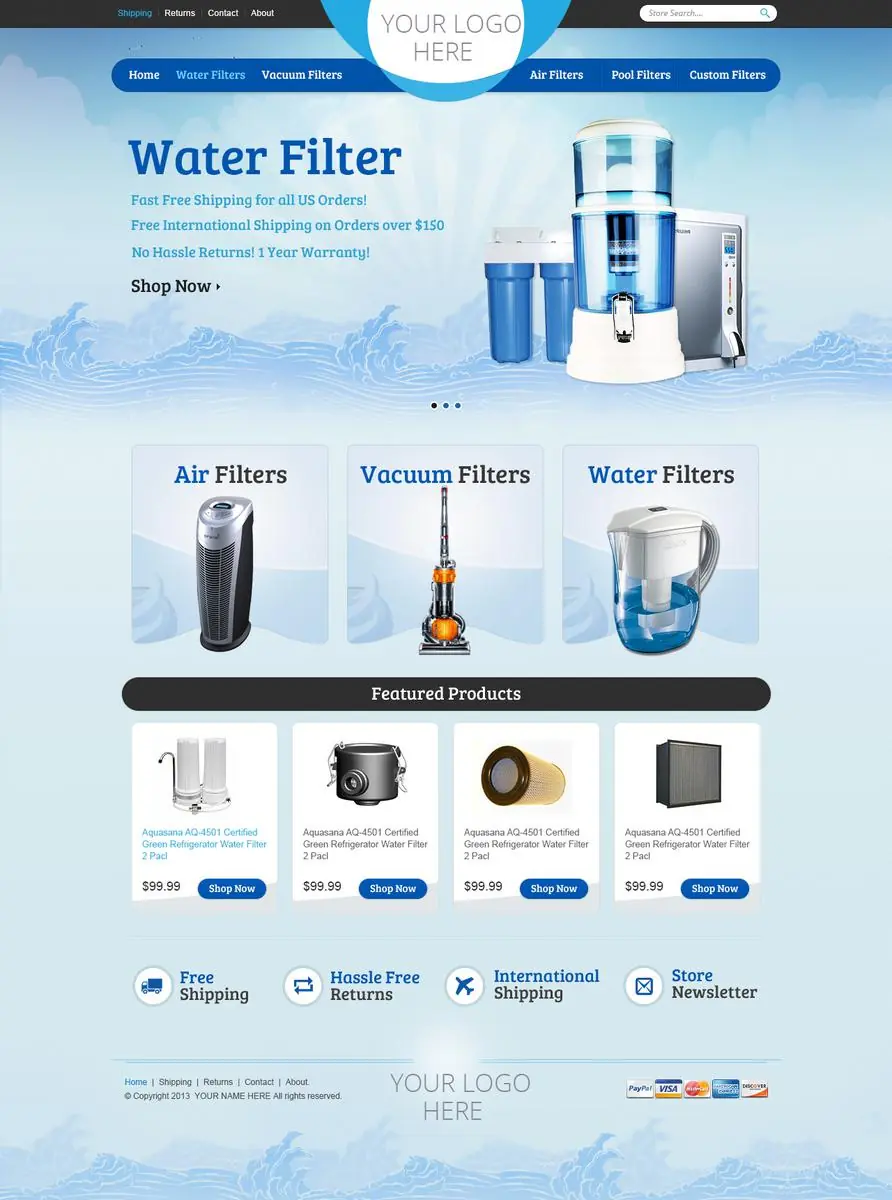 Gabjam premade eBay store design #1400 for home & garden